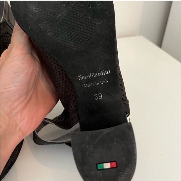 NERO Giardini Block Heel Peep Toe - Picture 7 of 7